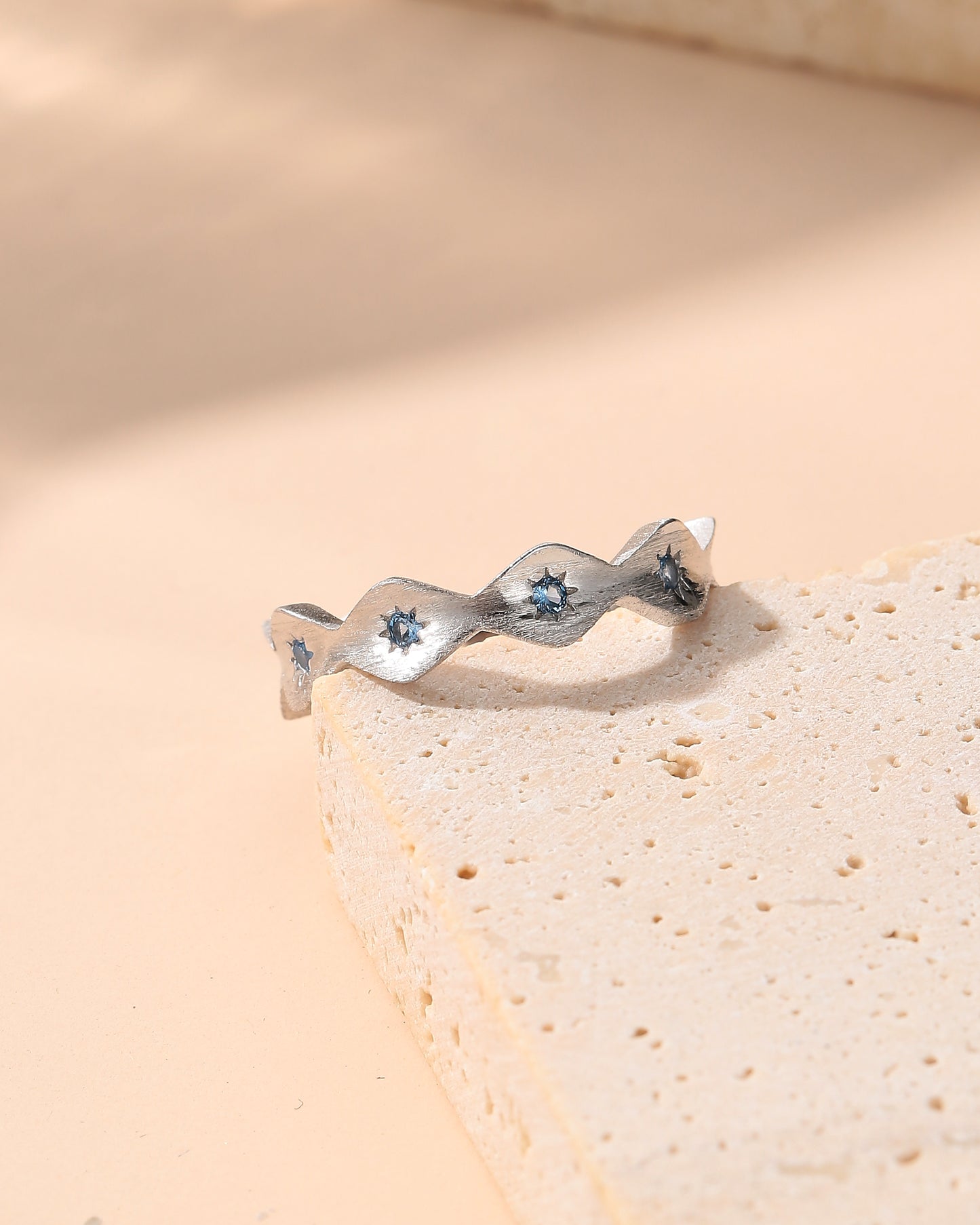 Waves & Stars Ring